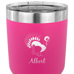 Old Fashioned Thanksgiving 30 oz Stainless Steel Tumbler - Pink - Single Sided (Personalized)