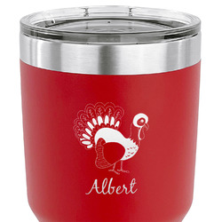 Old Fashioned Thanksgiving 30 oz Stainless Steel Tumbler - Red - Single Sided (Personalized)