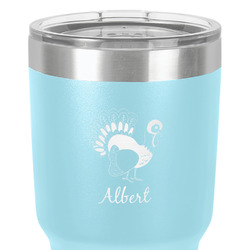 Old Fashioned Thanksgiving 30 oz Stainless Steel Tumbler - Teal - Double-Sided (Personalized)
