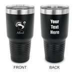 Old Fashioned Thanksgiving 30 oz Stainless Steel Tumbler - Black - Double Sided (Personalized)