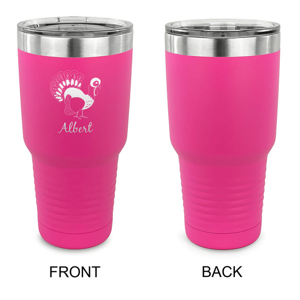 Old Fashioned Thanksgiving 30 oz Stainless Steel Ringneck Tumblers - Pink - Single Sided - APPROVAL