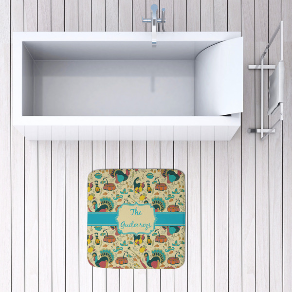 Old Fashioned Thanksgiving 48x48 Foam Memory Mat - LIFESTYLE