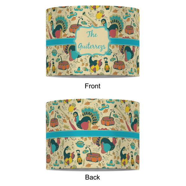 Old Fashioned Thanksgiving 8" Drum Lampshade - APPROVAL (Fabric)