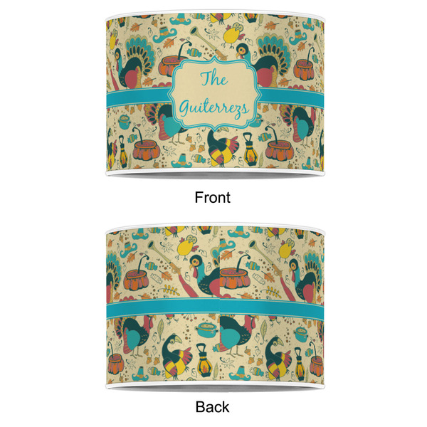 Old Fashioned Thanksgiving 8" Drum Lampshade - APPROVAL (Poly Film)