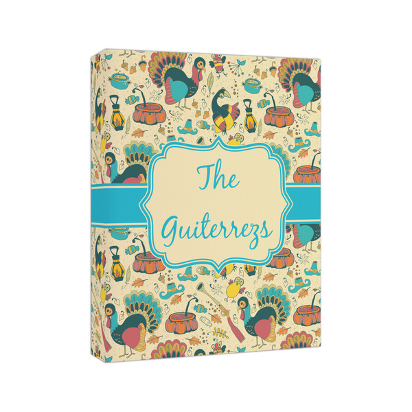 Old Fashioned Thanksgiving 8x10 - Canvas Print - Angled View