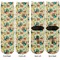 Old Fashioned Thanksgiving Adult Crew Socks - Double Pair - Front and Back - Apvl