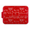 Old Fashioned Thanksgiving Aluminum Baking Pan with Red Lid (Personalized)