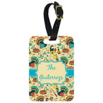 Old Fashioned Thanksgiving Metal Luggage Tag w/ Name or Text