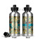 Old Fashioned Thanksgiving Aluminum Water Bottle - Front and Back