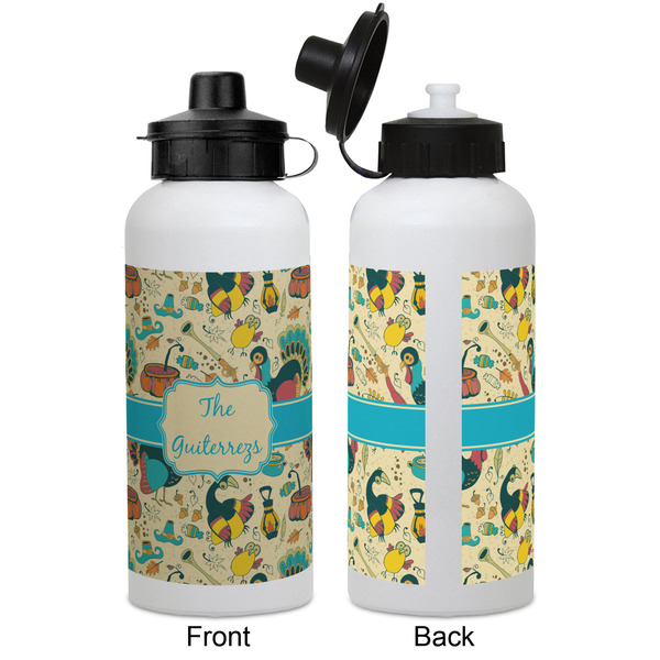 Old Fashioned Thanksgiving Aluminum Water Bottle - White APPROVAL