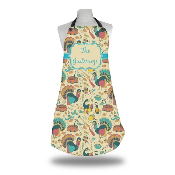 Old Fashioned Thanksgiving Apron on Mannequin