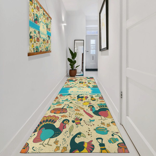 Old Fashioned Thanksgiving Area Rug Sizes - In Context (vertical)