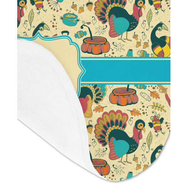 Old Fashioned Thanksgiving Baby Bib - AFT detail