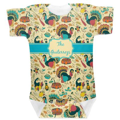 Old Fashioned Thanksgiving Baby Bodysuit (Personalized)