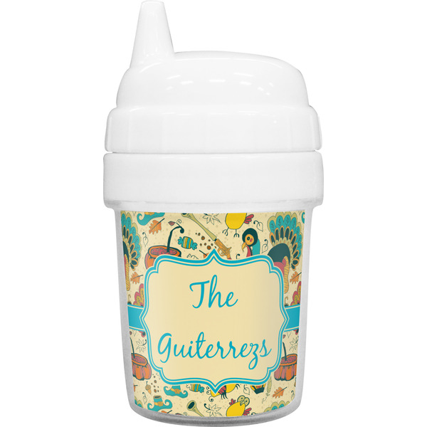 Custom Old Fashioned Thanksgiving Baby Sippy Cup (Personalized)