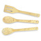 Old Fashioned Thanksgiving Bamboo Cooking Utensils Set - Single Sided - FRONT