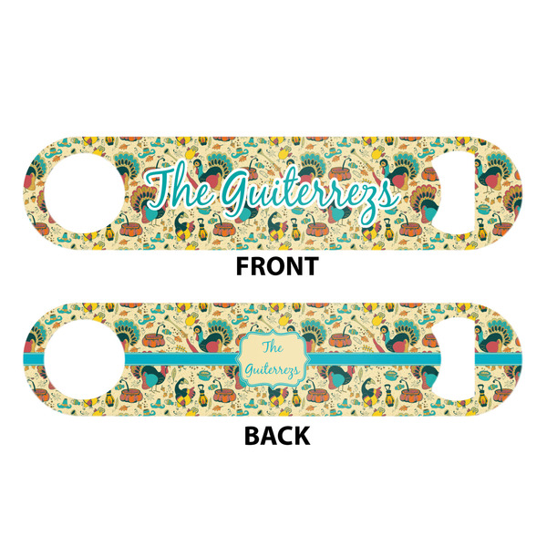 Old Fashioned Thanksgiving Bar Bottle Opener - White - Approval