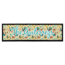 Old Fashioned Thanksgiving Bar Mat - Large (Personalized)