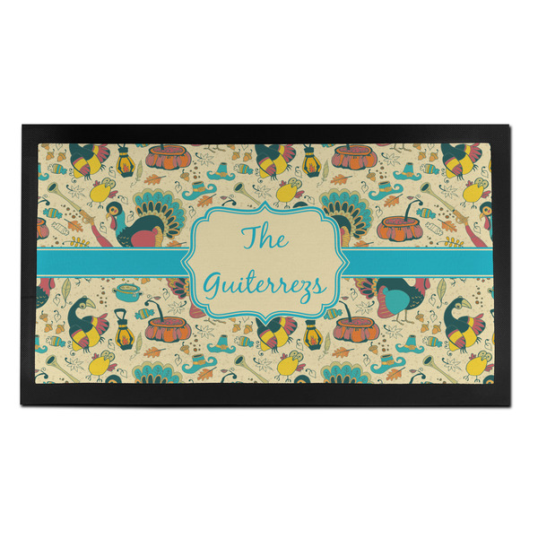 Custom Old Fashioned Thanksgiving Bar Mat - Small (Personalized)