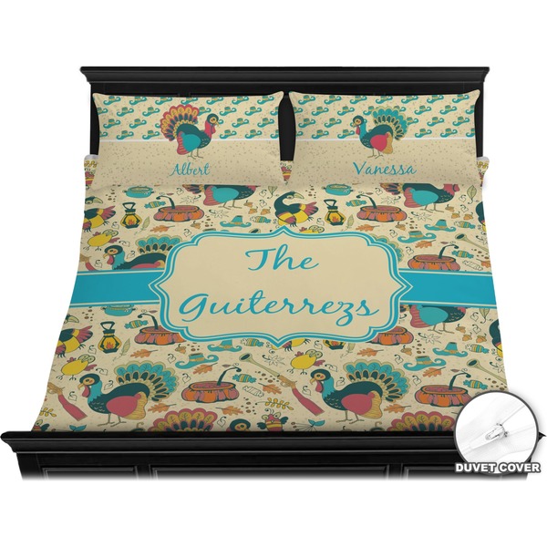 Old Fashioned Thanksgiving Bedding Set (King) - Duvet