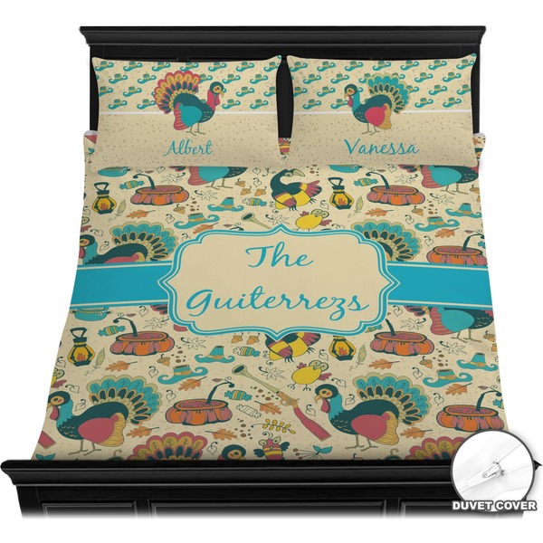 Old Fashioned Thanksgiving Bedding Set (Queen) - Duvet