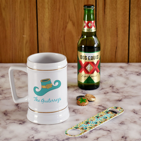 Old Fashioned Thanksgiving Beer Stein - In Context