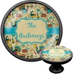 Old Fashioned Thanksgiving Cabinet Knob (Black) (Personalized)