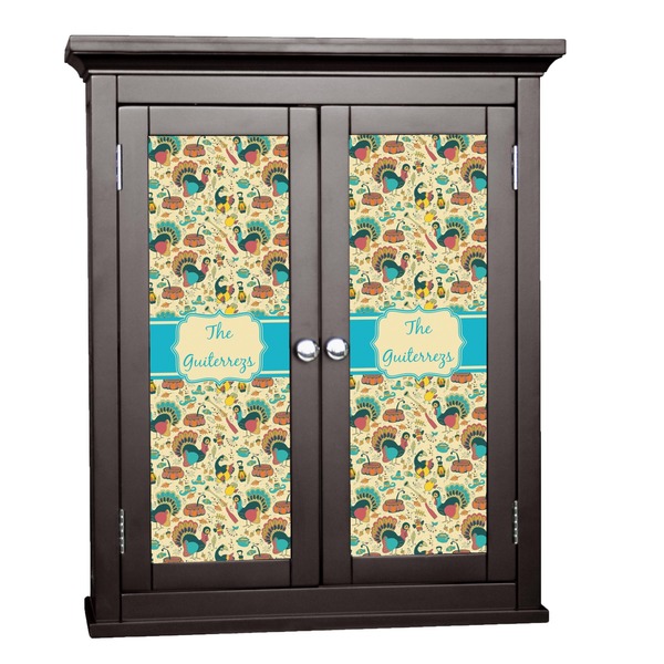 Custom Old Fashioned Thanksgiving Cabinet Decal - Large (Personalized)