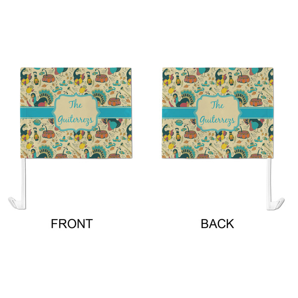 Old Fashioned Thanksgiving Car Flag - Large - APPROVAL