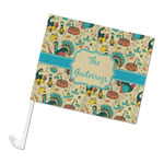 Old Fashioned Thanksgiving Car Flag (Personalized)