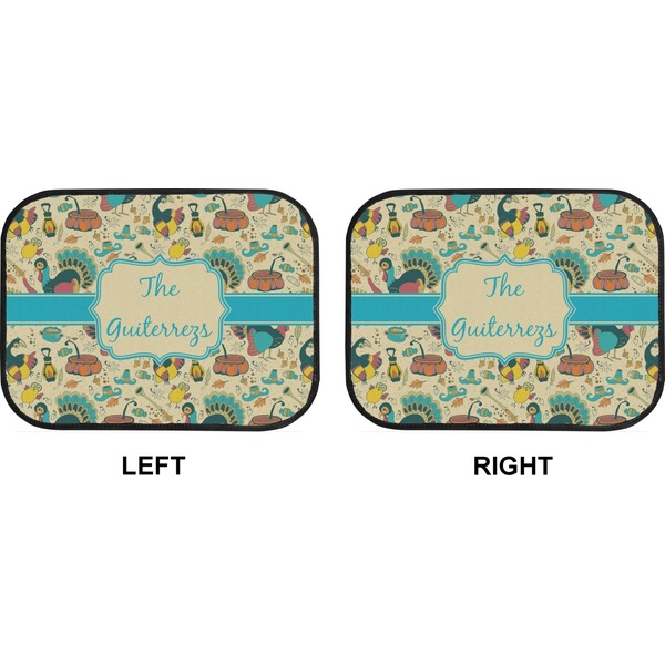 Old Fashioned Thanksgiving Car Floor Mats (Back Seat) (Approval)