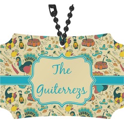 Old Fashioned Thanksgiving Rear View Mirror Ornament (Personalized)