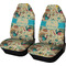 Old Fashioned Thanksgiving Car Seat Covers (Set of Two) (Personalized)