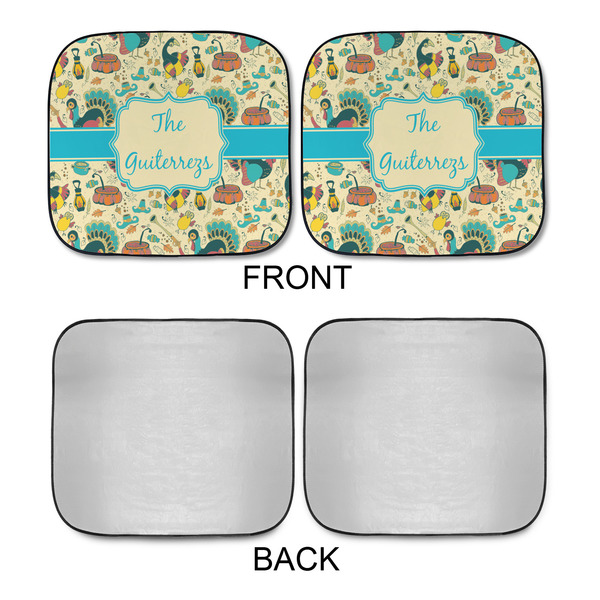 Old Fashioned Thanksgiving Car Sun Shades - APPROVAL