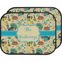 Old Fashioned Thanksgiving Car Floor Mats (Back Seat) (Personalized)