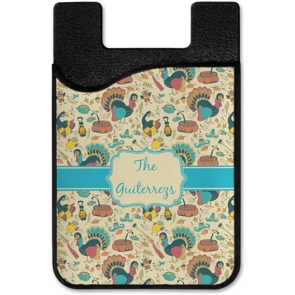 Old Fashioned Thanksgiving Cell Phone Credit Card Holder