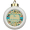 Old Fashioned Thanksgiving Ceramic Ball Ornament (Personalized)