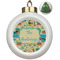 Old Fashioned Thanksgiving Ceramic Ball Ornament - Christmas Tree (Personalized)