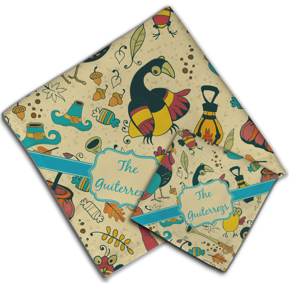 Old Fashioned Thanksgiving Cloth Napkins - Personalized Lunch & Dinner (PARENT MAIN)