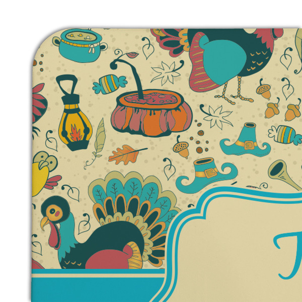 Old Fashioned Thanksgiving Coaster Set - DETAIL