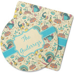 Old Fashioned Thanksgiving Rubber Backed Coaster (Personalized)