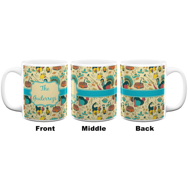 Old Fashioned Thanksgiving Coffee Mug - 11 oz - White APPROVAL