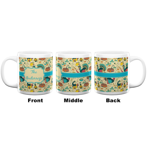 Old Fashioned Thanksgiving Coffee Mug - 20 oz - White APPROVAL