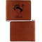 Old Fashioned Thanksgiving Cognac Leatherette Bifold Wallets - Front and Back Single Sided - Apvl
