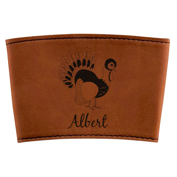 Custom Old Fashioned Thanksgiving Leatherette Cup Sleeve (Personalized)