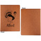 Old Fashioned Thanksgiving Cognac Leatherette Portfolios with Notepad - Large - Single Sided - Apvl