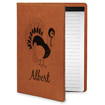 Old Fashioned Thanksgiving Leatherette Portfolio with Notepad - Small - Double Sided (Personalized)