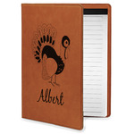 Old Fashioned Thanksgiving Leatherette Portfolio with Notepad - Small - Single Sided (Personalized)