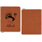 Old Fashioned Thanksgiving Cognac Leatherette Zipper Portfolios with Notepad - Single Sided - Apvl