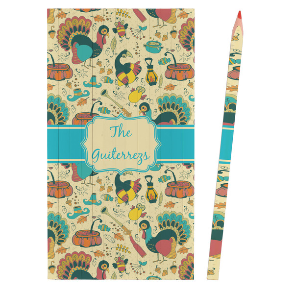 Old Fashioned Thanksgiving Colored Pencils - Front View